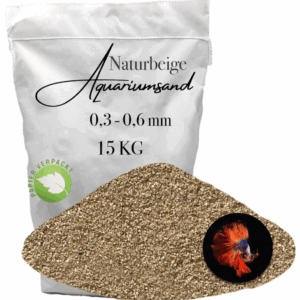 Aquariumsand Aquariumkies Aquariensand 15kg Aquarienkies Bodengrund  0,3-0,6mm