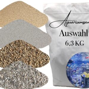 Aquariumsand Aquariumkies Aquariensand Aquarienkies 6,3 kg Bodengrund Natursand