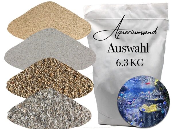 Aquariumsand Aquariumkies Aquariensand Aquarienkies 63 kg Bodengrund Natursand 145905510571