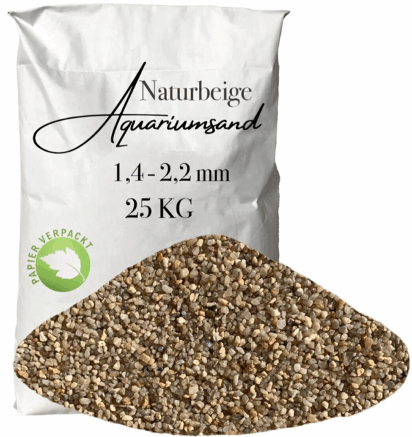 Aquariumsand Aquariumkies papierverpackt Aquariensand Aquarienkies Bodengrund 145888016121