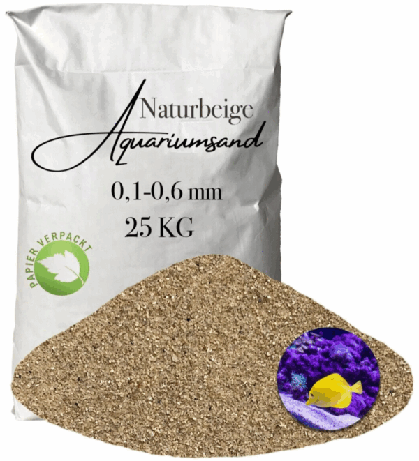 Aquariumsand papierverpackt Aquariumkies Aquariensand Bodengrund 01 06 mm 145888040201