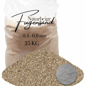 Fugensand Einkehrsand 0,4-0,8 mm Pflasterfugensand Terrasse Pflaster verfugen