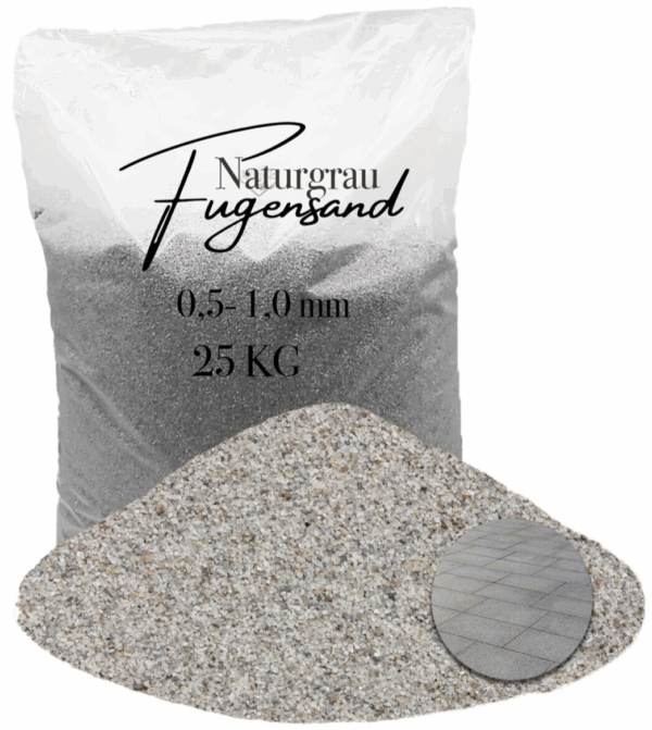 Fugensand grau fein 05 10 mm Pflasterfugensand Terrasse Pflaster verfugen 145836661691