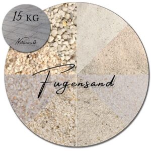 Fugensand weiß in vielen Körnungen Quarzsand Einkehrsand unkrauthemmend 15kg
