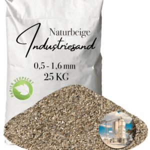 Industriesand Kunstharz Einstreuung 25 kg beiger Quarzsand Fuellsand 05 16mm 145821240021