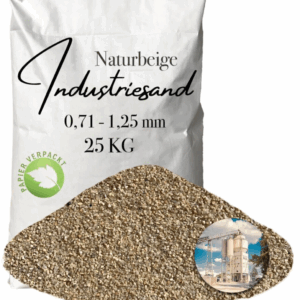 Industriesand Kunstharz Einstreuung 25 kg beiger Quarzsand Fuellsand 071 125mm 145821227821