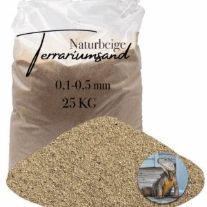 Terrariensand Terrariumsand 01 05mm naturbeige Bodengrund grabfaehig Sand 25 kg 145719765211
