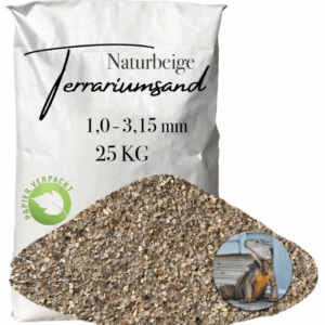 Terrariensand Terrariumsand naturbeige 10 315mm grabfaehig Sand Bodengrund 25kg 145825438031