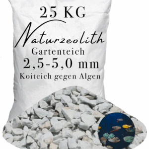 Zeolith für Garten Teich 2,5-5,0 mm Wasserverbesserer Teichpflege Teichfilter