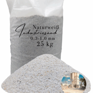 weisser Kunstharz Industriesand Einstreuung Kristall Quarzsand Fuellsand Sand 25kg 145723201481