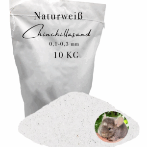 10 kg Chinchillasand weiß Badesand Staubbad Hamster Mäuse Ratten sehr fein