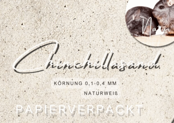15 kg Chinchillasand weiß 0,1-0,4mm Badesand Staubbad Hamster fein Fellpflege – Bild 3