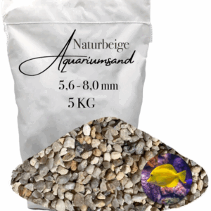 Aquariumkies 5,6-8,0 mm Aquariumsand Aquariensand Aquarienkies 5 kg Bodengrund