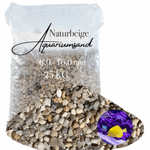 Aquariumkies 8,0-16,0 mm Aquariumsand Aquariensand Aquarienkies 25kg Bodengrund