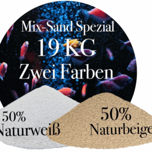 Aquariumsand 19 KG Mix Sand Beige Weiss 03 08 mm Aquariensand Bodengrund 146399930672