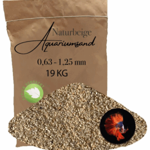 Aquariumsand 19kg Aquariumkies Aquariensand Aquarienkies Bodengrund 0,63-1,25 mm