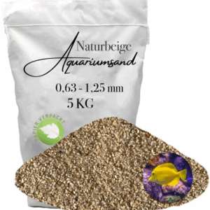 Aquariumsand 5 kg Aquariumkies Aquariensand Aquarienkies Bodengrund 0,63-1,25 mm