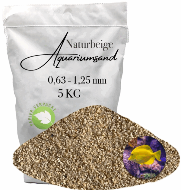 Aquariumsand 5 kg Aquariumkies Aquariensand Aquarienkies Bodengrund 063 125 mm 145894357712