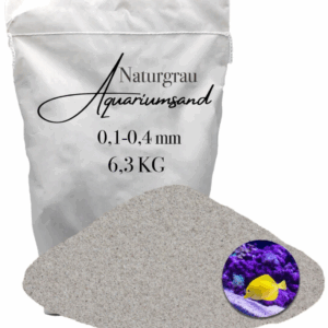 Aquariumsand Aquariumkies 0,1-0,4mm Aquariensand Aquarienkies Bodengrund grau