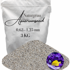Aquariumsand Aquariumkies 063 125 mm Aquariensand Aquarienkies Bodengrund grau 145903491422