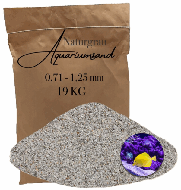 Aquariumsand Aquariumkies 071 125 mm Aquariensand Aquarienkies Bodengrund grau 146399930752