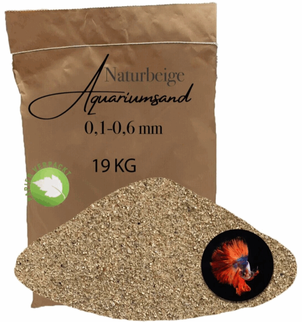 Aquariumsand Aquariumkies 19 KG Aquariensand Aquarienkies Bodengrund 01 06 mm 146399930682