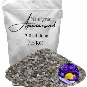 Aquariumsand Aquariumkies 20 40 mm Aquariensand Aquarienkies Bodengrund grau 145903816222