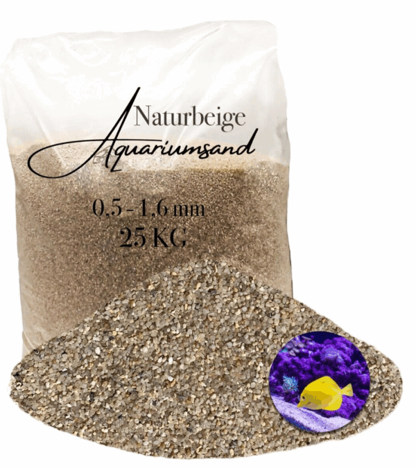 Aquariumsand Aquariumkies Aquariensand 25kg Aquarienkies Bodengrund Natursand 145653286942
