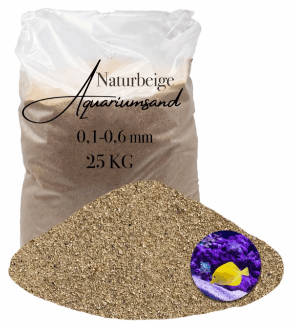 Aquariumsand Aquariumkies Aquariensand Aquarienkies Bodengrund 25kg Natursand 145653194102