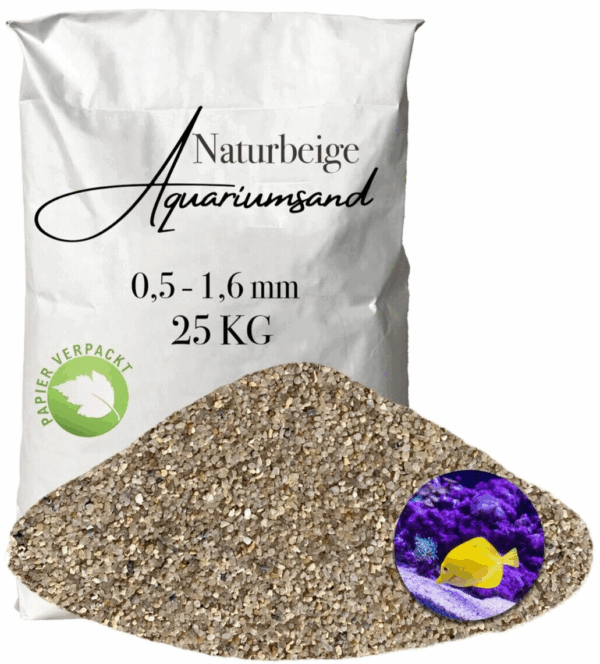 Aquariumsand Aquariumkies Aquariensand Aquarienkies papierverpackt Natursand 145888027252