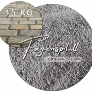 Diabas Fugensplitt Splitt grau Einkehrsand Pflasterfugen unkrauthemmend 15 kg