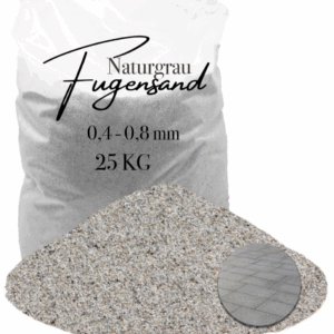 Fugensand grau fein 0,4-0,8 mm Pflasterfugensand Terrasse Pflaster verfugen