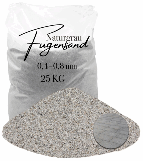 Fugensand grau fein 04 08 mm Pflasterfugensand Terrasse Pflaster verfugen 145836654202