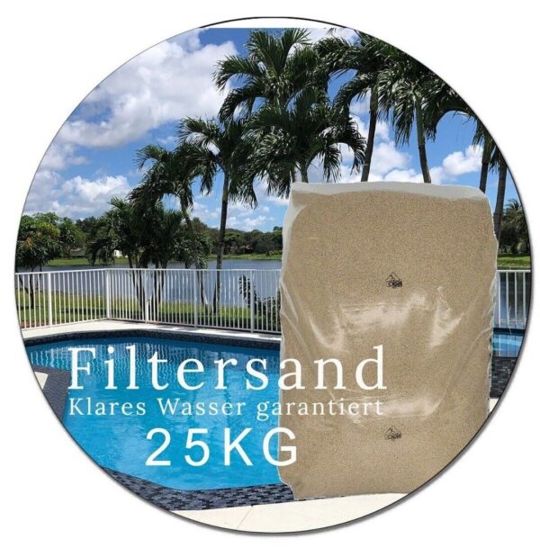 Kristallquarzsand beige Quarzsand Sandfiltersand Poolsand Filtersand Filterkies