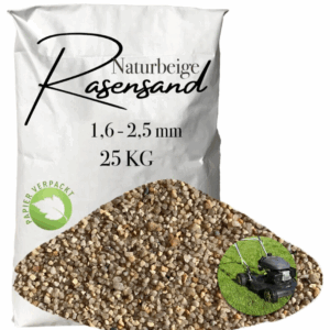 Rasensand 1,6-2,5 mm Gartensand Quarzsand Rasenerde Bodenverbesserung Papiersack