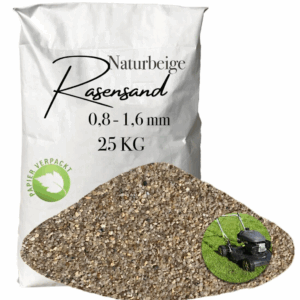 Rasensand Gartensand 25 kg Quarzsand für Rasenerde Bodenverbesserung Papiersack