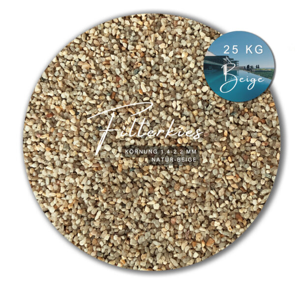 Kristallquarzsand beige Quarzsand Sandfiltersand Poolsand Filtersand Filterkies – Bild 12