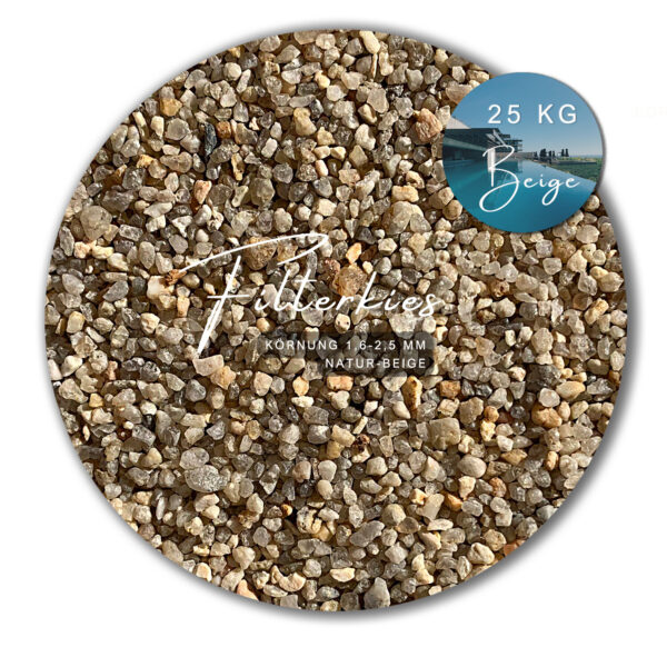 Kristallquarzsand beige Quarzsand Sandfiltersand Poolsand Filtersand Filterkies – Bild 13