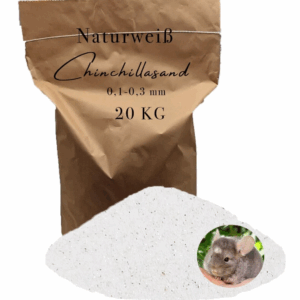 20 kg Chinchilla Badesand Chinchillasand Samtweich Fellpflege Hamster Rennmäuse