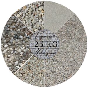 25kg hellgrauer trockener Fugensand Einkehrsand Pflasterfugensand verfugen Fuge
