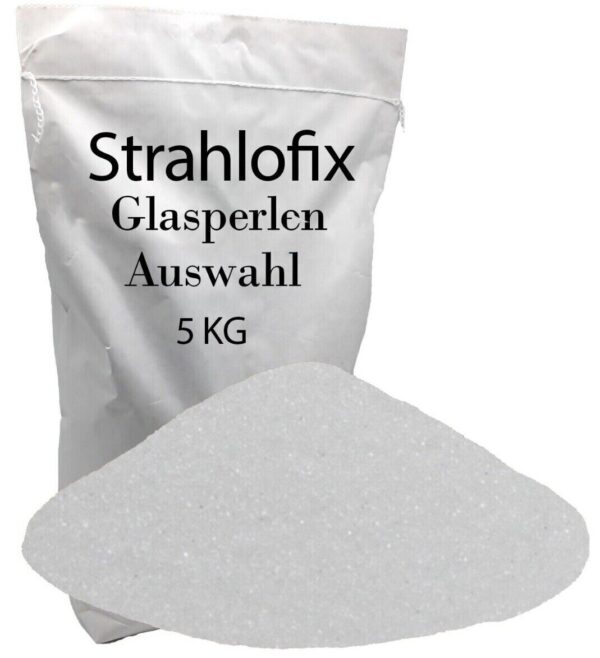 5 kg Strahlmittel Glasperlen Strahlglasperlen Glasstrahlen Sandstrahl Strahlgut