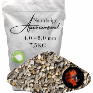 Aquariumkies 4,0-8,0 mm Aquariumsand Aquariensand Aquarienkies 7,5 kg Boden