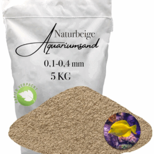 Aquariumsand 5 kg Aquariumkies Aquariensand Aquarienkies Bodengrund 0,1-0,4 mm