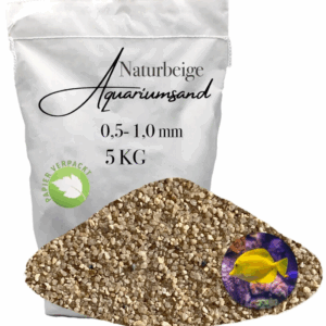 Aquariumsand 5 kg Aquariumkies Aquariensand Aquarienkies Bodengrund 0,5-1,0 mm