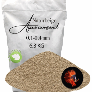 Aquariumsand 6,3 kg Aquariumkies Aquariensand Aquarienkies Bodengrund 0,1-0,4 mm