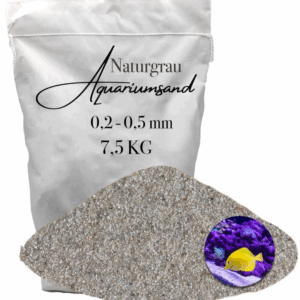 Aquariumsand Aquariumkies 0,2-0,5mm Aquariensand Aquarienkies Bodengrund 7,5 KG