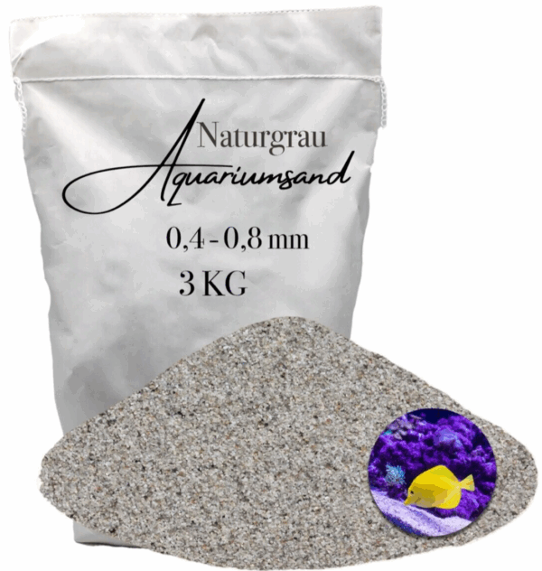 Aquariumsand Aquariumkies 04 08mm Aquariensand Aquarienkies Bodengrund grau 145903505083