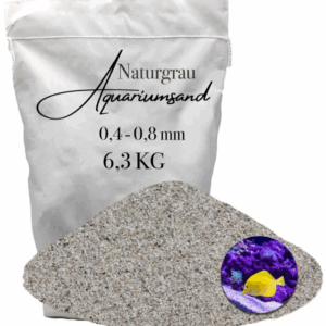 Aquariumsand Aquariumkies 0,4-0,8mm Aquariensand Aquarienkies Bodengrund grau