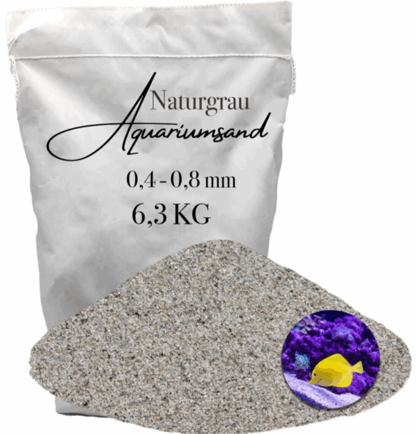 Aquariumsand Aquariumkies 04 08mm Aquariensand Aquarienkies Bodengrund grau 145905456113