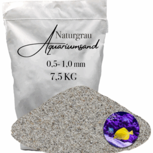 Aquariumsand Aquariumkies 0,5-1,0mm Aquariensand Aquarienkies Bodengrund 7,5 KG
